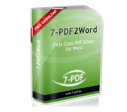 7-PDF PDF2Word Converter 3.4.0.174 with Crack